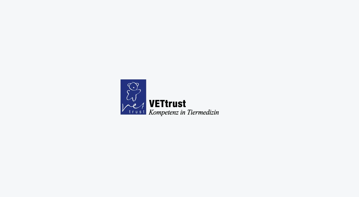 Logo der Kleintierpraxis VETtrust für das Projekt in Dietlikon